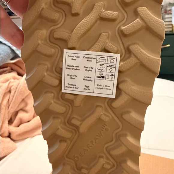 BEARPAW Suede Shearling-Lined Ankle Boots - Picture 3 of 5